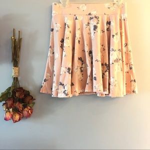 Blush Floral Skirt